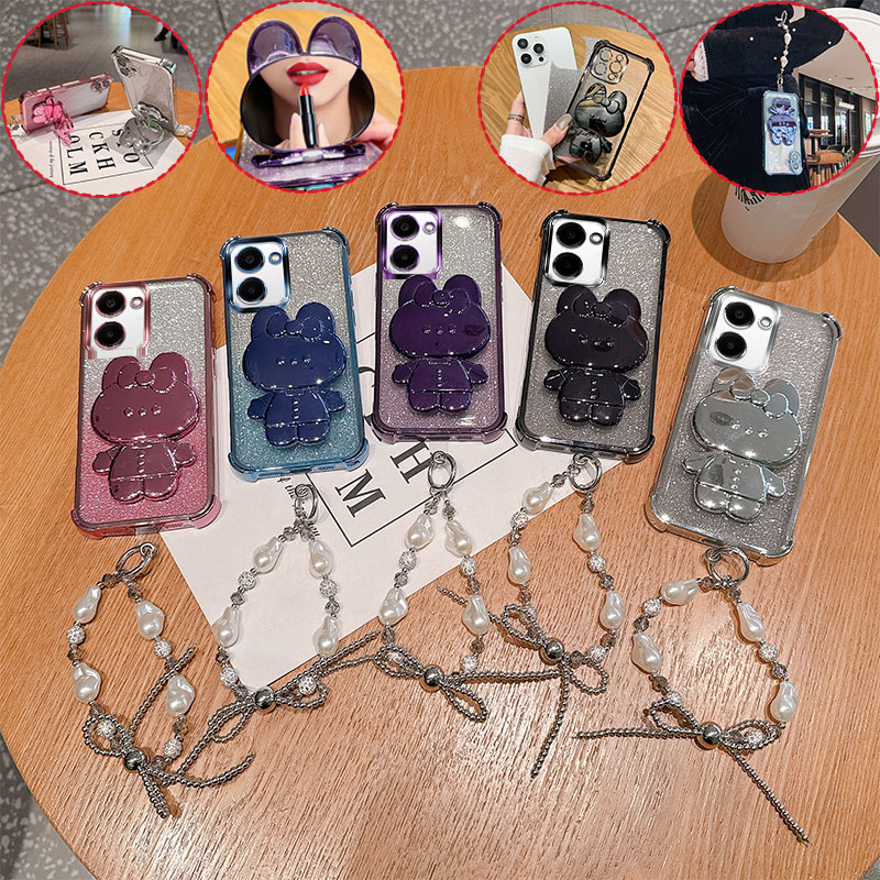 Fashion Cute 3D Bunny Mirror S - Vivo Y28 ulasan dan harga