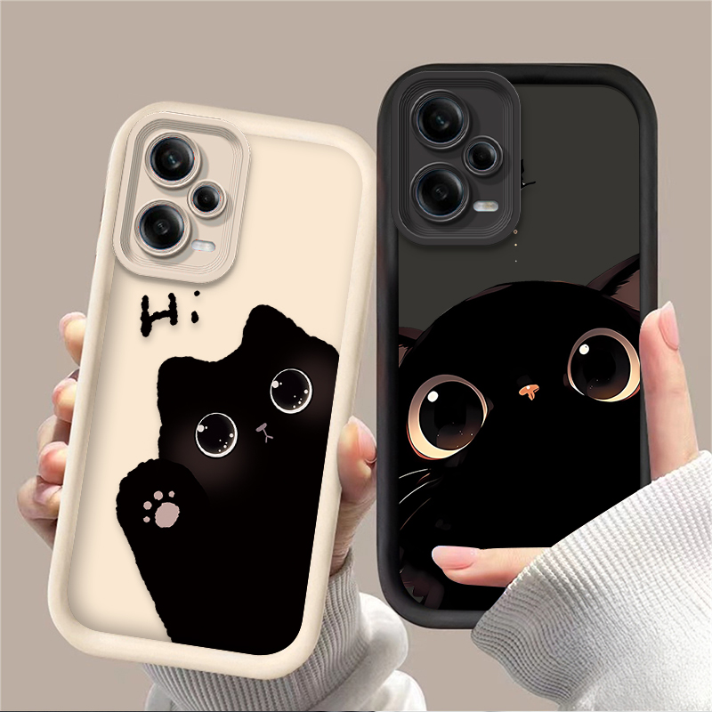 Lovely Big Eyed Cat Phone Case - Xiaomi Redmi Note 14 ulasan dan harga