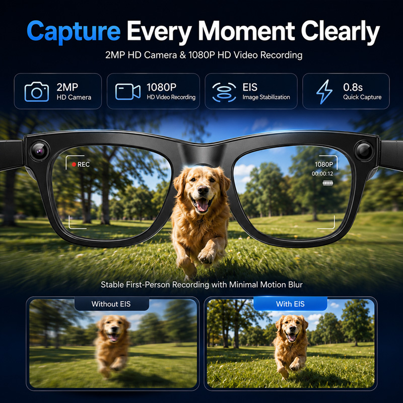 2026 200W Smart Glasses EIS 10 - Smart Glasses Lens ulasan dan harga
