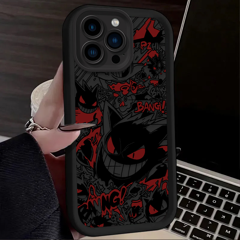 P-Pokemon Gengar Graffiti Phon - Apple Iphone 15 Pro Max ulasan dan harga