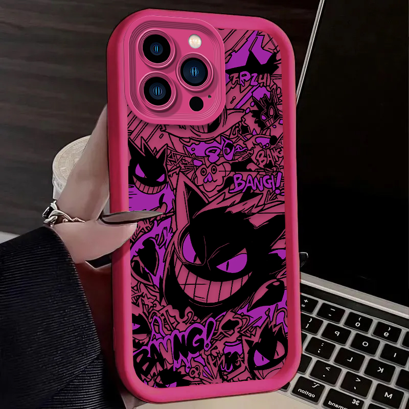 P-Pokemon Gengar Graffiti Phon - Apple Iphone 15 Pro Max ulasan dan harga