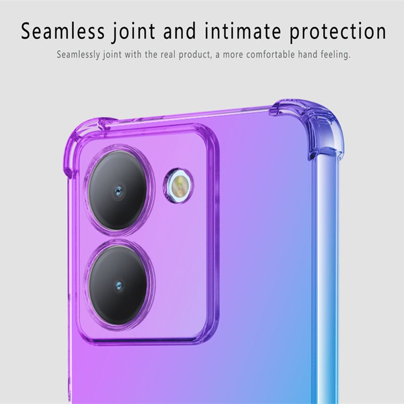 Shockproof Gradient TPU Case f - Vivo Y28 ulasan dan harga